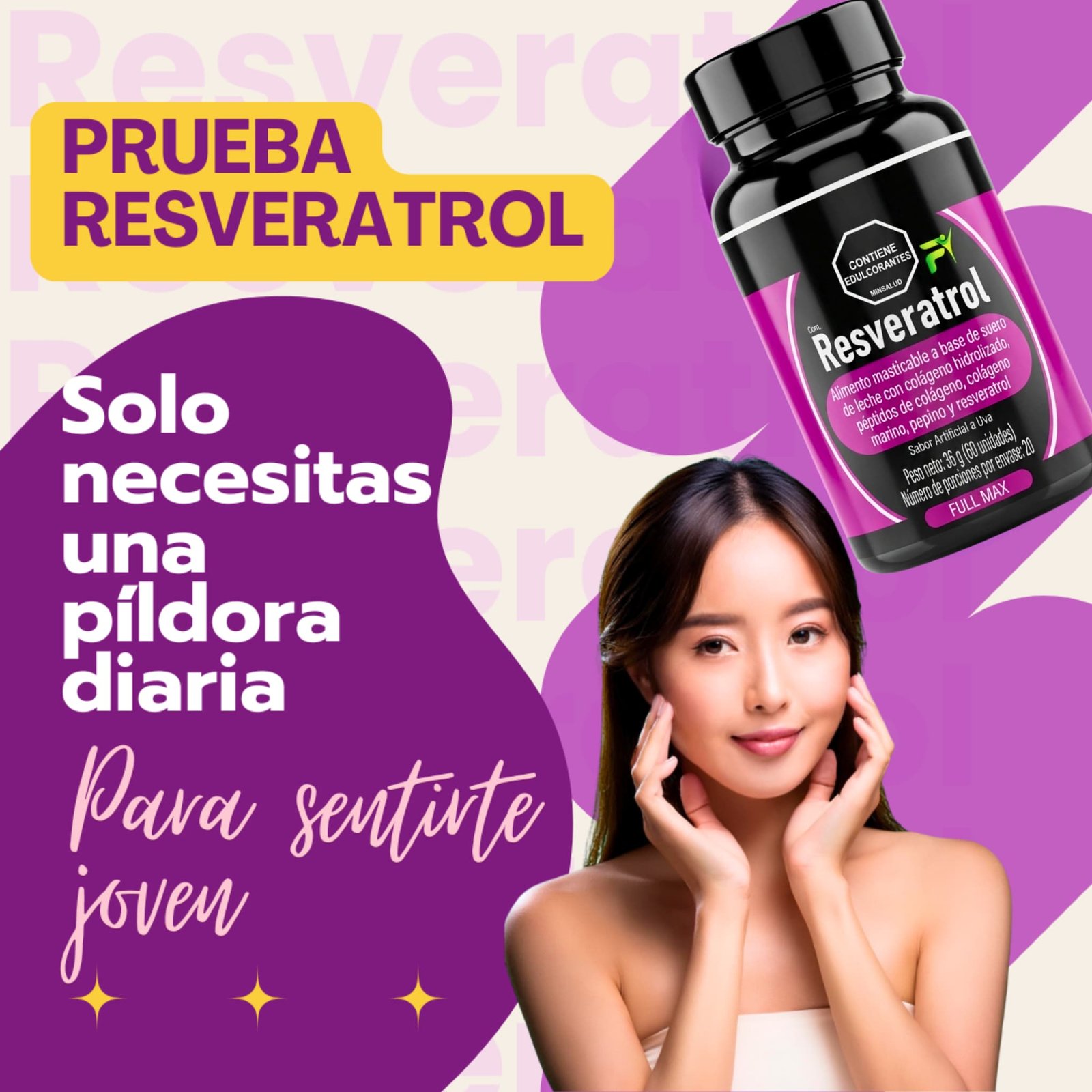 Resveratrol Full Max x60 Tabletas Masticables Fitovit – Pack x2 Unidades - Imagen 7
