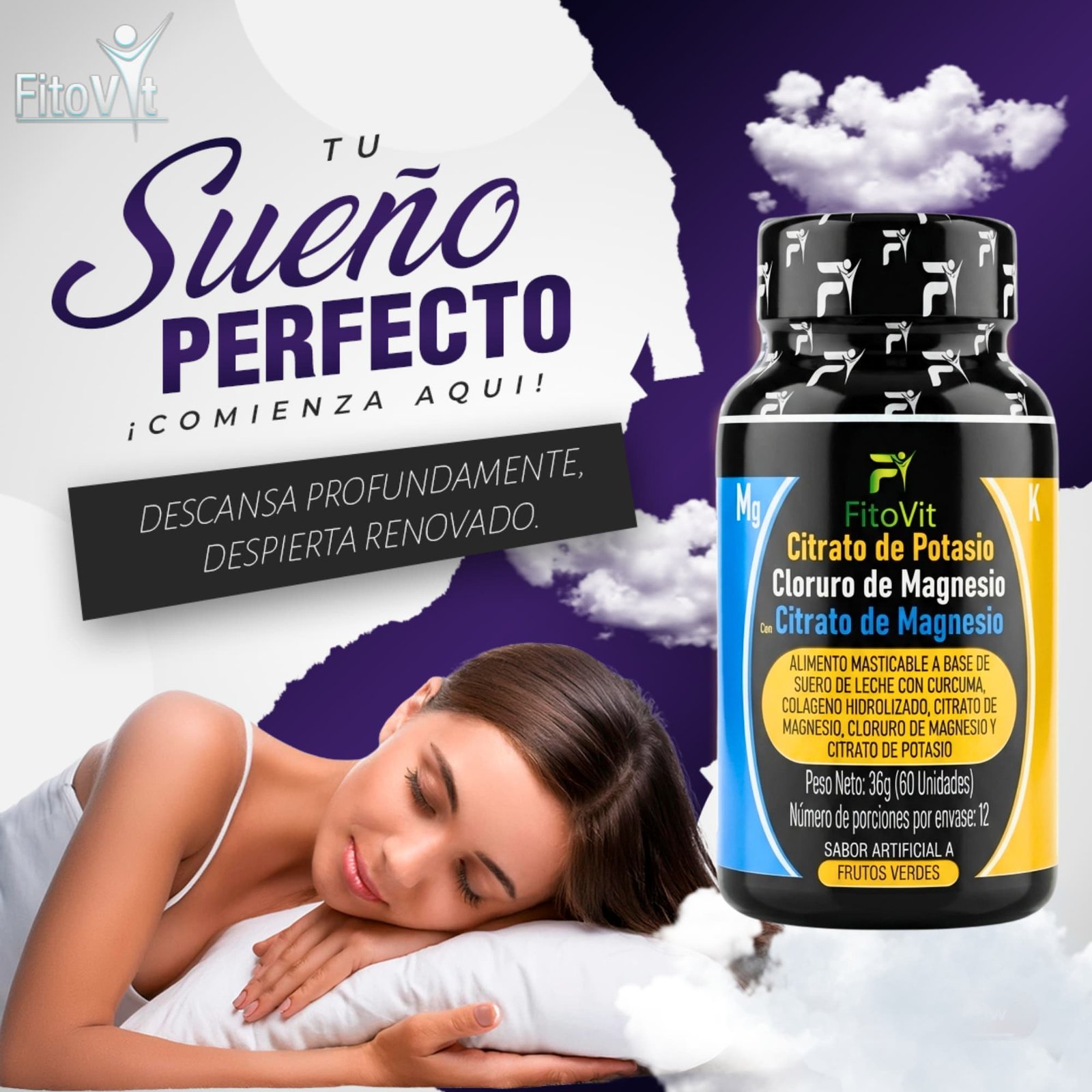 Citratos x60 Tabletas Masticables Energía, Digestión y Músculos - Imagen 4