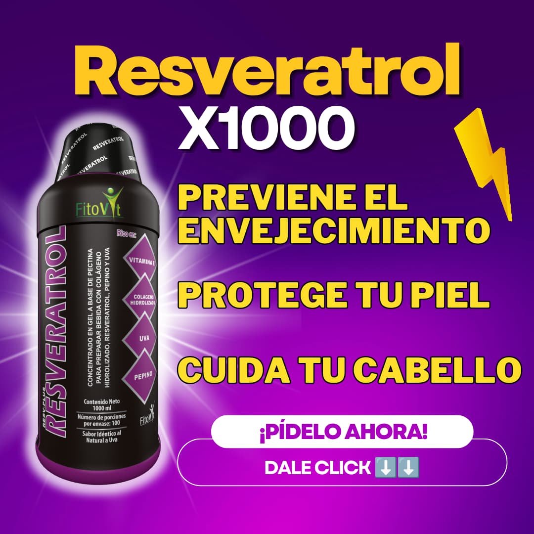 Resveratrol Plus Fitovit x1000 ml Antioxidante Premium - Imagen 2