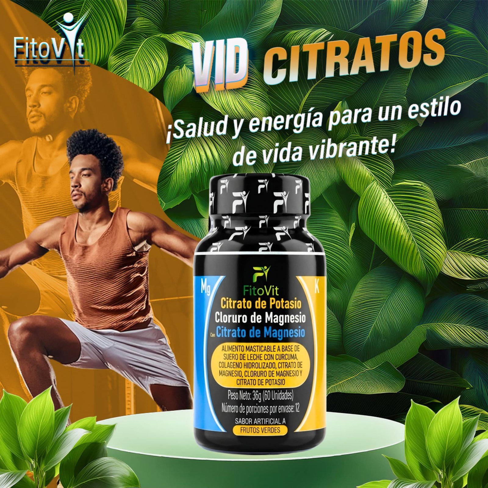 Citratos x60 Tabletas Masticables Energía, Digestión y Músculos - Imagen 6