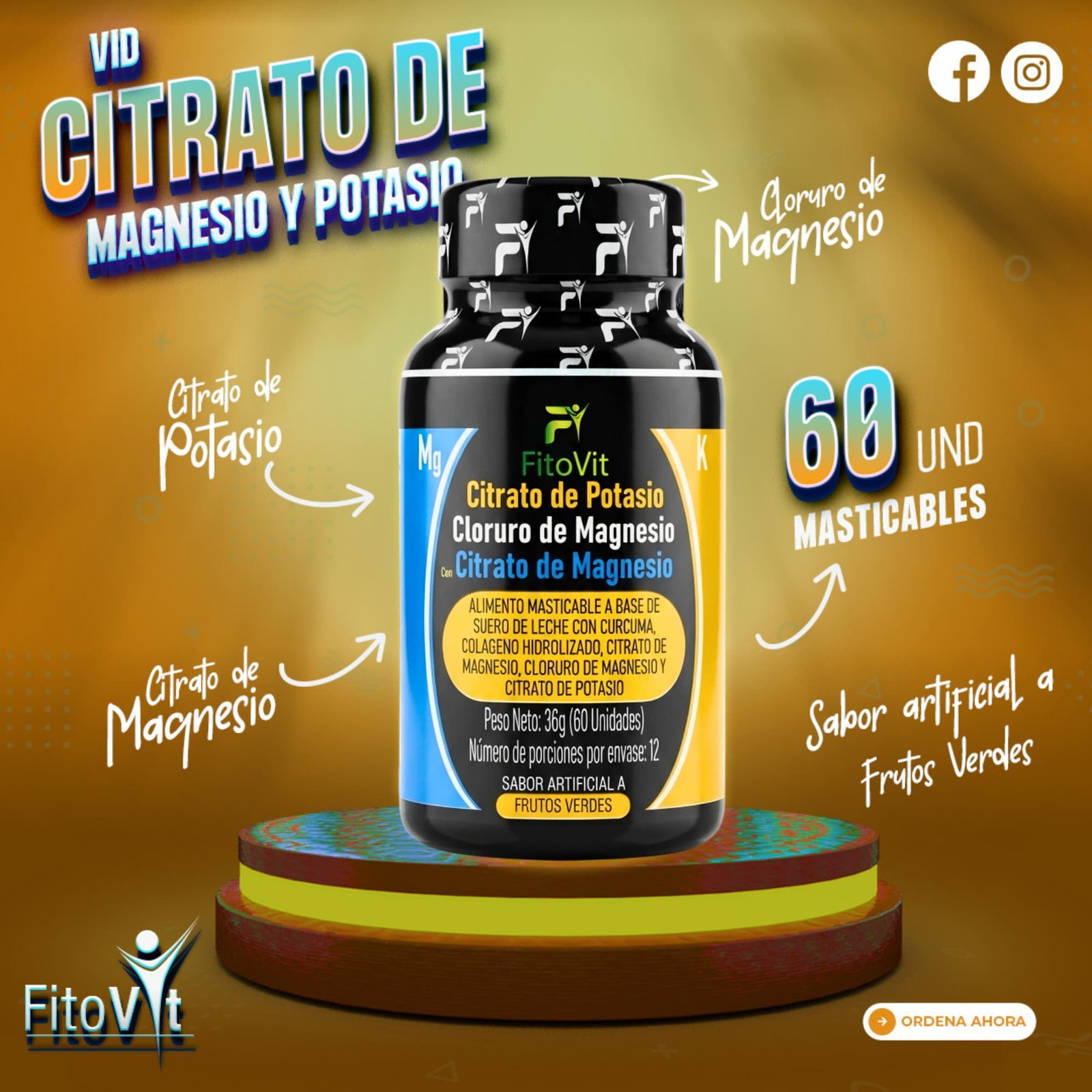 Citratos x60 Tabletas Masticables Energía, Digestión y Músculos - Imagen 10