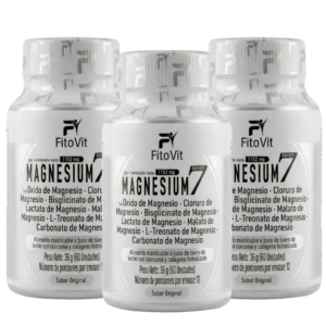 Combo 3 Unidades Magnesium7 x60 Tabletas Masticables