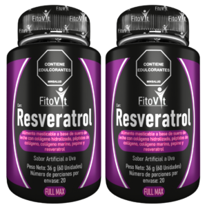 Resveratrol Full Max x60 Tabletas Masticables Fitovit – Pack x2 Unidades