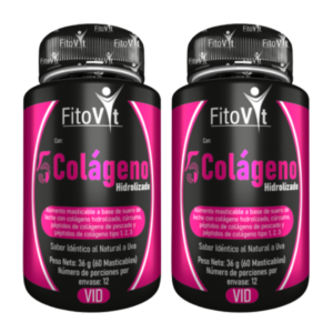 Combo 2 Unidades 5 Colágenos Fitovit x60 – Piel, Cabello, Uñas y Articulaciones