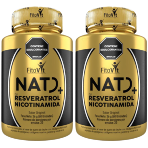 Combo 2 Unidades NAD+ Fitovit x60 con Resveratrol y Nicotinamida – Energía y Antienvejecimiento