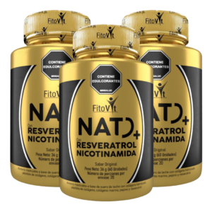 Combo 3 Unidades NAD+ con Resveratrol y Nicotinamida – Energía y Antienvejecimiento x60